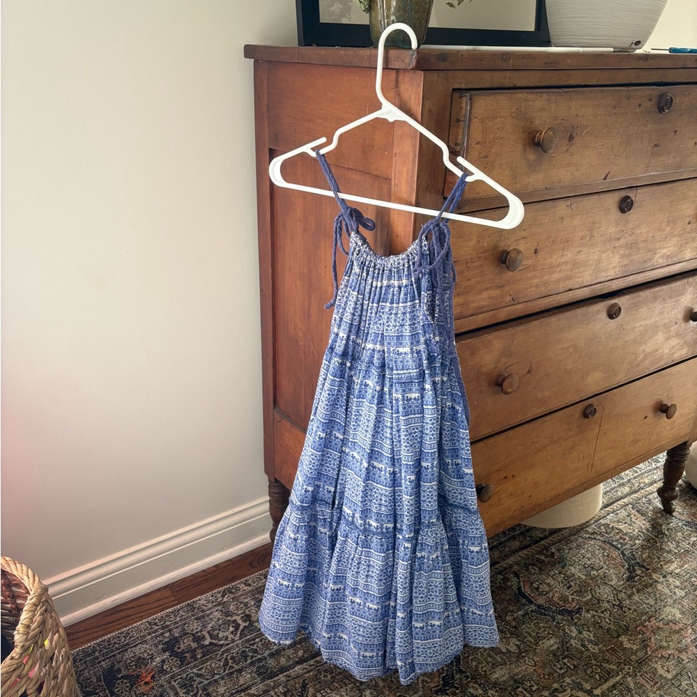 Elegant Blue Midi Dress